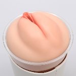 Мастурбатор-вагіна Naked Factory Cup Sleeve V–1, наскрізний - мініатюра 3
