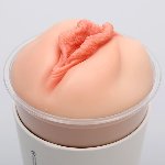 Мастурбатор-вагіна Naked Factory Cup Sleeve V–3, наскрізний - мініатюра 4