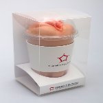 Мастурбатор-вагіна Naked Factory Cup Sleeve V–3, наскрізний - мініатюра 2