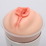 Мастурбатор-вагіна Naked Factory Cup Sleeve V–4, наскрізний - мініатюра 4