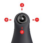 Мастурбатор Otouch Pleasure Engine, 7 режимів вібрації, 5 режимів фрикцій, підігрів, джойстик - мініатюра 6
