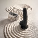Фалоімітатор з вібрацією та ротацією Strap-On-Me Rotating & Vibrating Realistic Dildo – L – Black - мініатюра 4