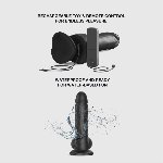 Фалоімітатор з вібрацією та ротацією Strap-On-Me Rotating & Vibrating Realistic Dildo – L – Black - мініатюра 3