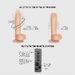 Фалоімітатор з вібрацією та ротацією Strap-On-Me Rotating & Vibrating Realistic Dildo – L – Vanilla - мініатюра 2