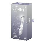 Двосторонній скляний дилдо Satisfyer Dazzling Crystal 2 Transparent - мініатюра 5