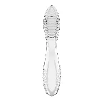 Двосторонній скляний дилдо Satisfyer Dazzling Crystal 2 Transparent - мініатюра 1