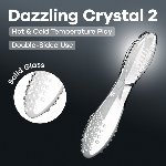 Двосторонній скляний дилдо Satisfyer Dazzling Crystal 2 Transparent - мініатюра 6