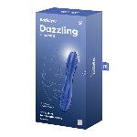 Двосторонній скляний дилдо Satisfyer Dazzling Crystal 2 Blue - мініатюра 5