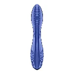 Двосторонній скляний дилдо Satisfyer Dazzling Crystal 2 Blue - мініатюра 1