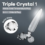Тристоронній скляний дилдо Satisfyer Triple Crystal 1 Transparent - мініатюра 6