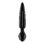 Тристоронній скляний дилдо Satisfyer Triple Crystal 1 Black - мініатюра 3