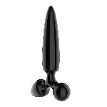 Тристоронній скляний дилдо Satisfyer Triple Crystal 1 Black - мініатюра 2