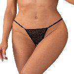 Набір трусиків з доступом Obsessive Bianca 2-pack crotchless thong 2XL/3XL - мініатюра 3