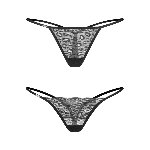 Набір трусиків Obsessive Clara 2-pack thong L/XL - мініатюра 5