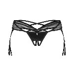 Трусики Obsessive Dominna crotchless thong 2XL/3XL - мініатюра 3