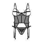 Корсет Obsessive Euridia corset & tanga XS/S - мініатюра 4
