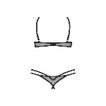 Комплект Obsessive Euridia 2-pcs crotchless set M/L - мініатюра 5