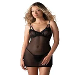 Сорочка Obsessive Euridia chemise & tanga XL/2XL - мініатюра 1