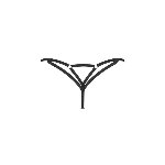 Трусики Obsessive Euridia thong XS/S - мініатюра 4