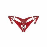 Трусики Obsessive Inferro crotchless thong S/M/L - мініатюра 3