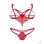 Боді Obsessive Matildea crotchless teddy L/XL - мініатюра 3