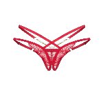 Трусики Obsessive Matildea crotchless thong L/XL - мініатюра 3