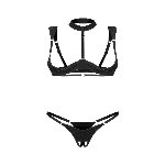 Комплект Obsessive Roccele 2-pcs crotchless set L/XL - мініатюра 2