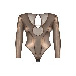 Боді Obsessive Soranna long-sleeved teddy S/M - мініатюра 4