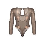 Боді Obsessive Soranna long-sleeved teddy 2XL/3XL - мініатюра 5