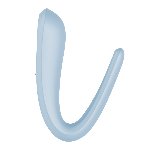 Вібратор для пар Satisfyer Double Classic Light Blue з одним моторчиком - мініатюра 3