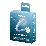 Вібратор для пар Satisfyer Double Classic Light Blue з одним моторчиком - мініатюра 7