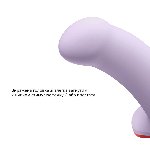 Фалоімітатор Fun Factory AMOR Purple, довжина 14,6 см, діаметр 3,7 см, вигнутий - мініатюра 5