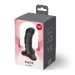 Фалоімітатор Fun Factory AMOR Black, довжина 14,6 см, діаметр 3,7 см, вигнутий - мініатюра 8