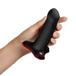 Фалоімітатор Fun Factory AMOR Black, довжина 14,6 см, діаметр 3,7 см, вигнутий - мініатюра 6