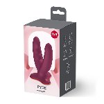 Подвійний фалоімітатор Fun Factory RYDE Wine Red, гнучкі стовбури, присоска - мініатюра 7