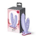 Подвійний фалоімітатор Fun Factory RYDE Purple, гнучкі стовбури, присоска - мініатюра 6