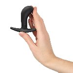 Анальна пробка Fun Factory BOOTIE S Black, діаметр 2,8 см, тонкий обмежувач - мініатюра 2