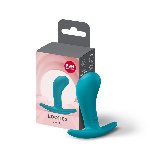 Анальна пробка Fun Factory BOOTIE S Aquamarine, діаметр 2,8 см, тонкий обмежувач - мініатюра 3