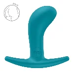 Анальна пробка Fun Factory BOOTIE S Aquamarine, діаметр 2,8 см, тонкий обмежувач - мініатюра 1