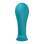 Анальна пробка Fun Factory BOOTIE L Aquamarine, діаметр 3,8 см, тонкий обмежувач - мініатюра 4