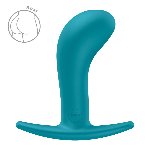 Анальна пробка Fun Factory BOOTIE L Aquamarine, діаметр 3,8 см, тонкий обмежувач - мініатюра 2