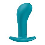 Анальна пробка Fun Factory BOOTIE L Aquamarine, діаметр 3,8 см, тонкий обмежувач - мініатюра 3