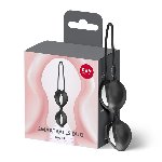 Вагінальні кульки Fun Factory SMARTBALLS DUO Black, 2 шт, діаметр 3,2 та 3,6 см - мініатюра 7