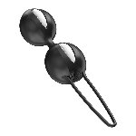Вагінальні кульки Fun Factory SMARTBALLS DUO Black, 2 шт, діаметр 3,2 та 3,6 см - мініатюра 3