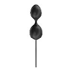 Вагінальні кульки Fun Factory SMARTBALLS DUO Black, 2 шт, діаметр 3,2 та 3,6 см - мініатюра 4