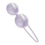Вагінальні кульки Fun Factory SMARTBALLS DUO Purple, 2 шт, діаметр 3,2 та 3,6 см - мініатюра 3