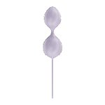Вагінальні кульки Fun Factory SMARTBALLS DUO Purple, 2 шт, діаметр 3,2 та 3,6 см - мініатюра 4