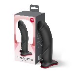 Фалоімітатор Fun Factory THE BOSS STUB Black, реалістична текстура, довжина 17,9 см, діаметр 4,1см - мініатюра 4