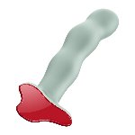Фалоімітатор Fun Factory BOUNCER Light Green, кульки всередині, ефект вібрації, діаметр 3,9 см - мініатюра 2