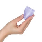 Менструальна чаша Fun Factory FUN CUP SIZE B Purple, багаторазова, діаметр 4,3 см, об’єм 30 мл - мініатюра 4